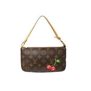 Louis Vuitton Takashi Murakami Cherry Red Accessoires Brown Logo